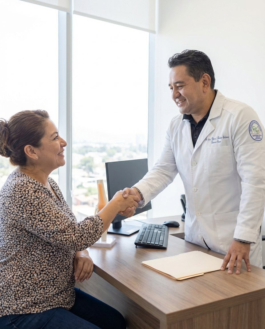 Dr. Omar Juárez en consulta